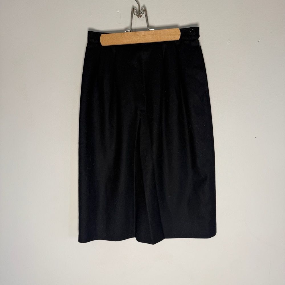 Pendleton 100% Wool Black Pencil Skirt | 6